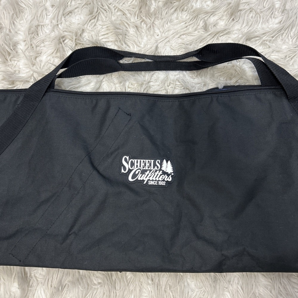 Scheels Outfitters‎ Blue Black Double Ski Storage Bag Snowboard Tie Downs